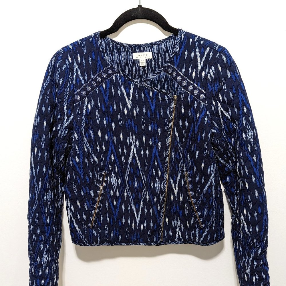 Lovely padded moto jacket, xs